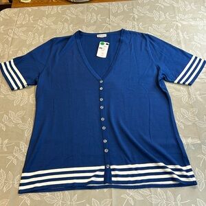 Ladies Ma Moda Button Up Shirt.